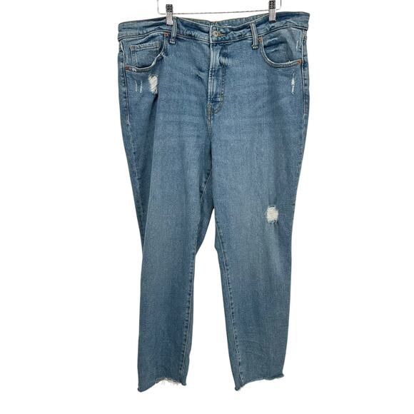 Old Navy High-Rise O.G. Straight Jeans Women Size 18 / Secret Smooth Pockets - Picture 1 of 8